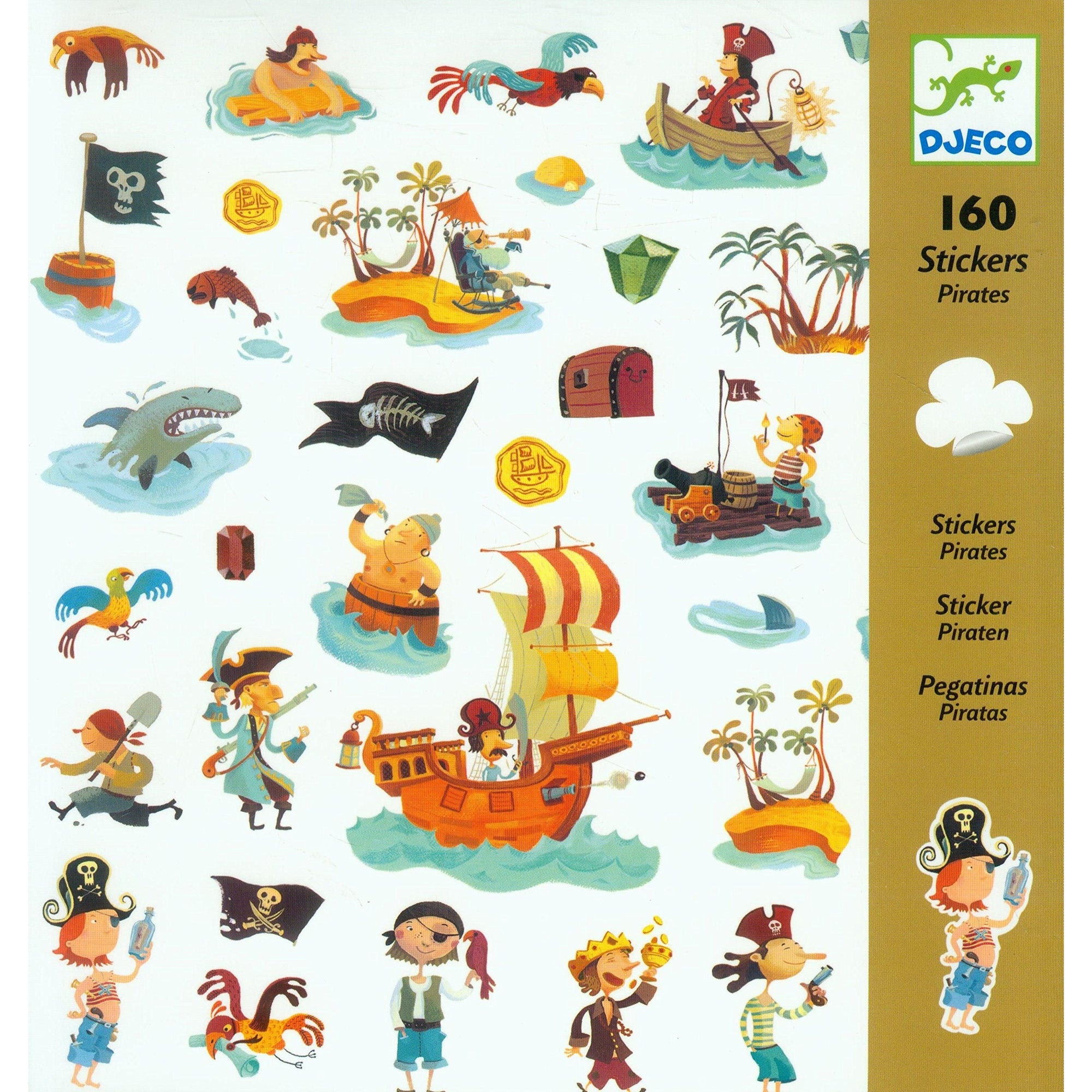Stickers pirate - Djeco