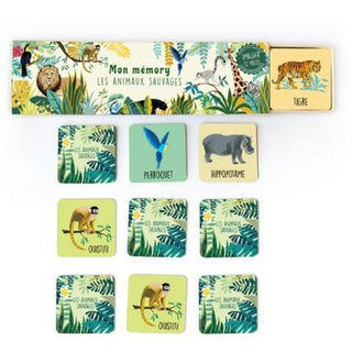 Mémory des animaux sauvages - Cartes d'Art