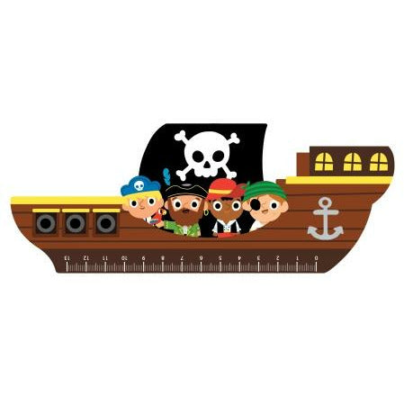 Règle en bois pirates - Cartes d'Art