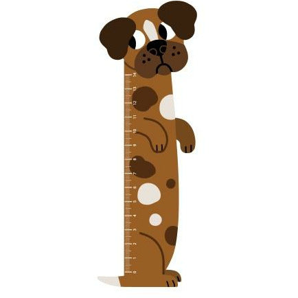 Règle en bois chien boxer - Cartes d'Art