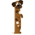 Règle en bois chien boxer - Cartes d'Art