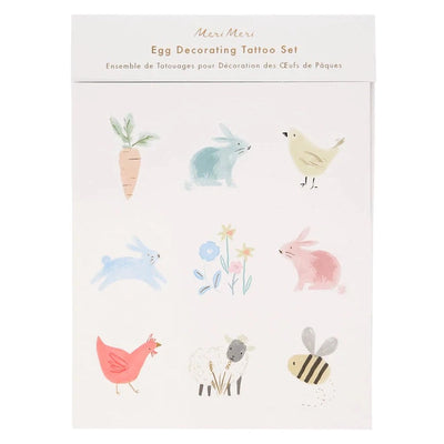 Tatouages pour décoration des œufs de Pâques - Meri Meri