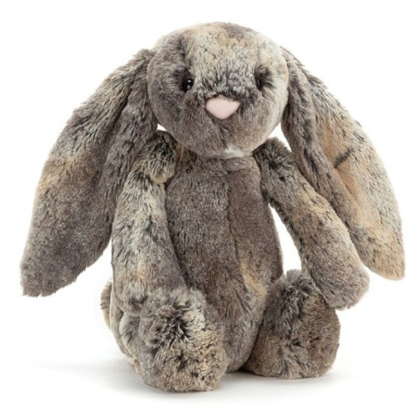 Peluche lapin marron/argenté - Medium - Jellycat - 123 Famille