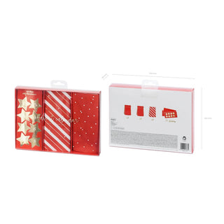 Calendrier de l'Avent - sachets rouges à garnir