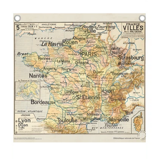 Carte des villes Vidal-Lablache