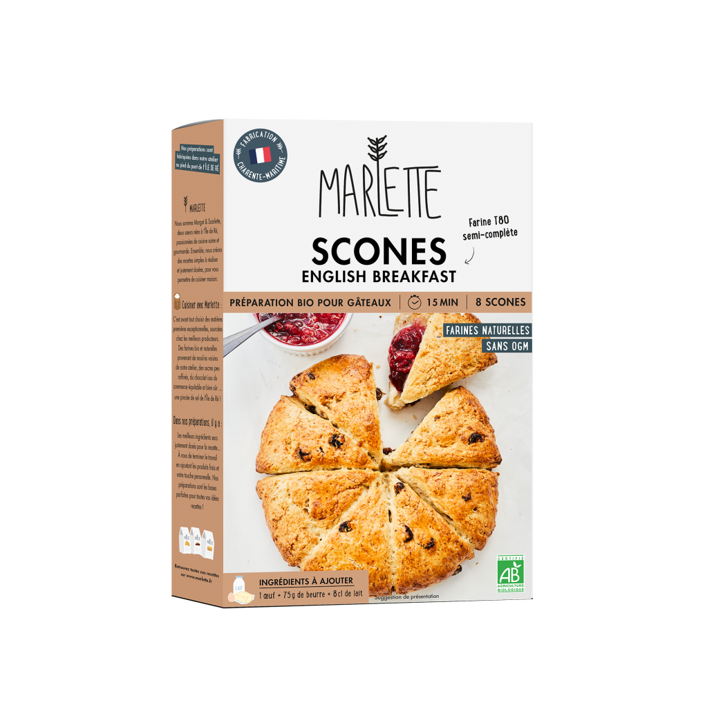 Préparation BIO Scones - Marlette