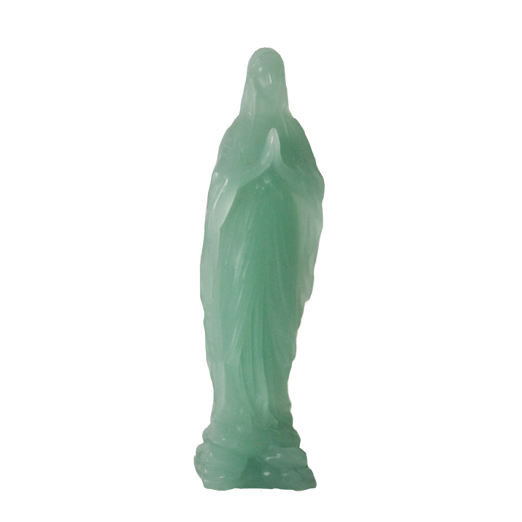 Vierge Notre Dame - céladon - 28 cm