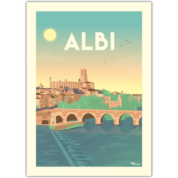 Affiche Albi - 30 x 40 cm - Marcel
