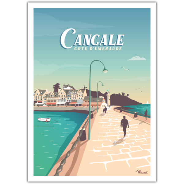 Affiche Cancale - 30 x 40cm - Marcel