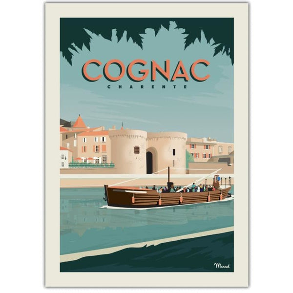 Affiche Cognac - 30 x 40 cm - Marcel