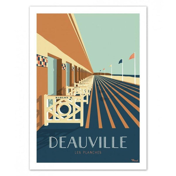Affiche Deauville - 30 x 40 cm - Marcel