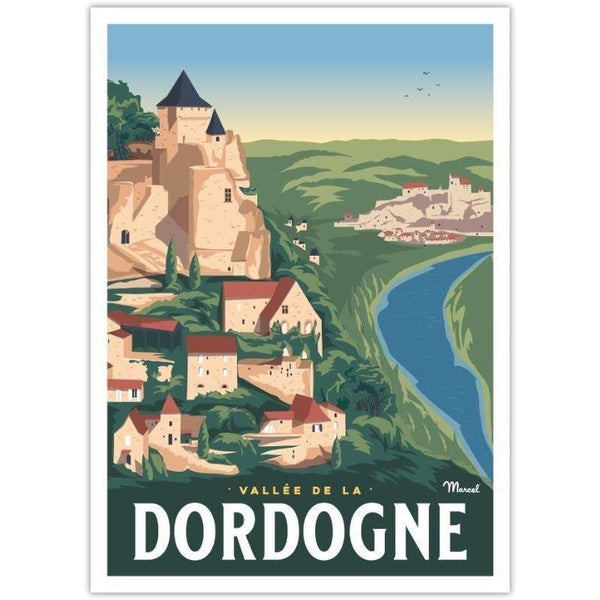 Affiche Dordogne - 30 x 40 cm - Marcel