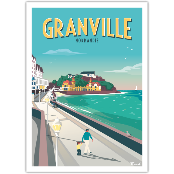 Affiche Granville - 30 x 40cm - Marcel