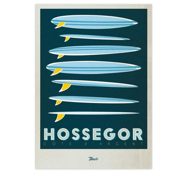 Affiche Hossegor - 30 x 40 cm - Marcel