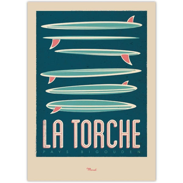 Affiche La Torche - 30 x 40 cm - Marcel