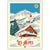 Affiche les Alpes Le Chalet - 30 x 40 cm - Marcel