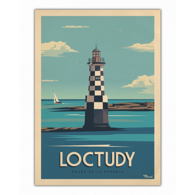 Affiche Loctudy - 30 x 40 cm - Marcel