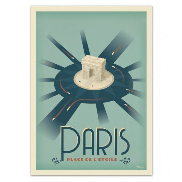 Affiche Paris Etoile - 30 x 40 cm - Marcel
