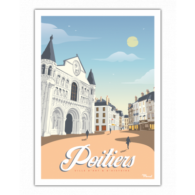 Affiche Poitier - 30 x 40cm - Marcel