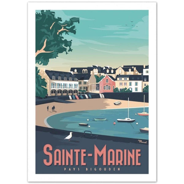Affiche Sainte-Marine - 30 x 40 cm - Marcel