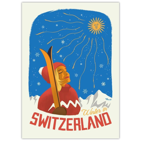 Affiche Suisse - 30 x 40 cm - Marcel