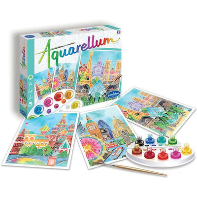 Aquarellum grand format - Les capitales - SentoSphère