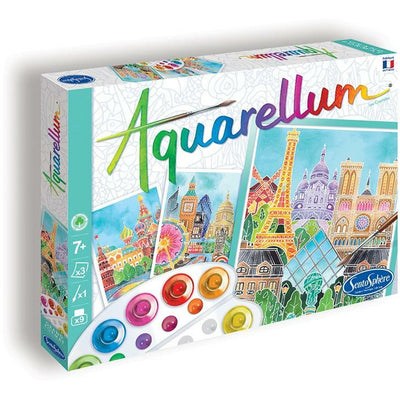 Aquarellum grand format - Les capitales - SentoSphère