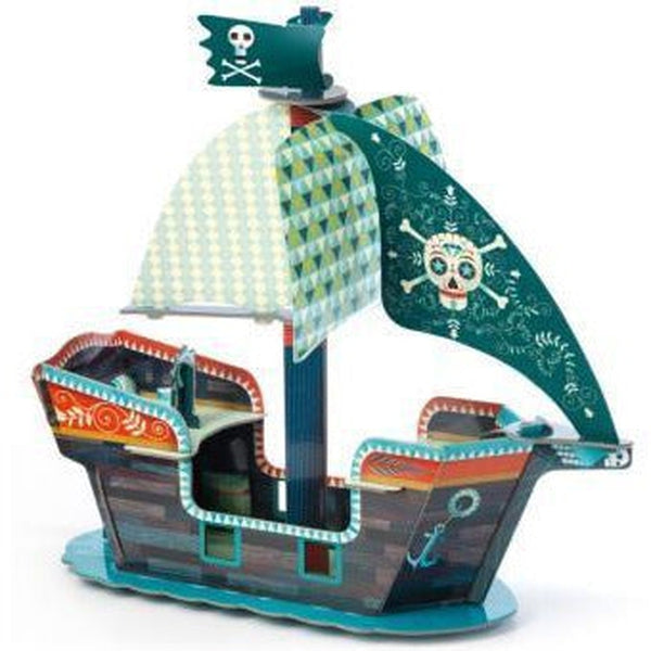 Pop to play - Bateau Pirate 3D - Djeco