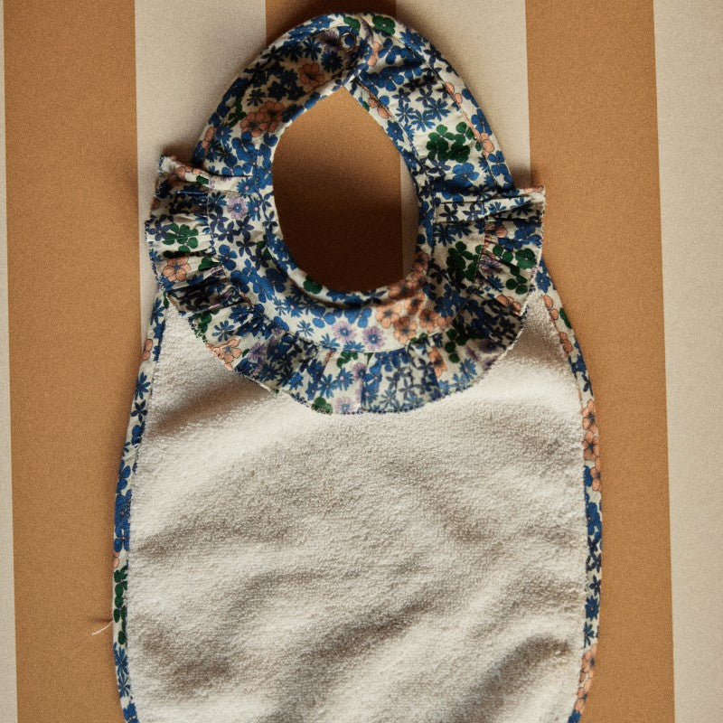 Bavoir Flower Azur - GABRIELLE