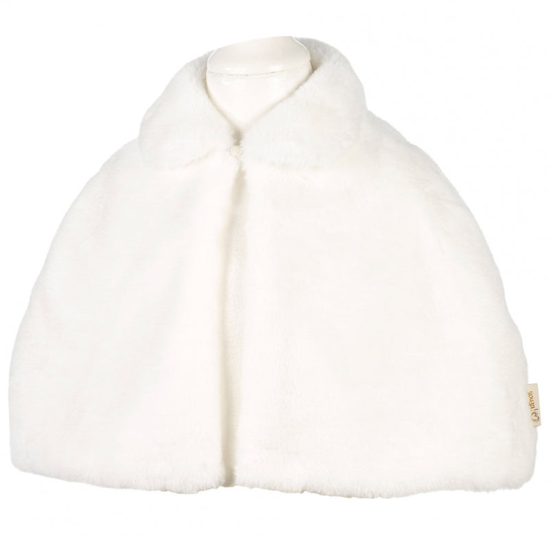 Cape blanche effet fourrure Sterre