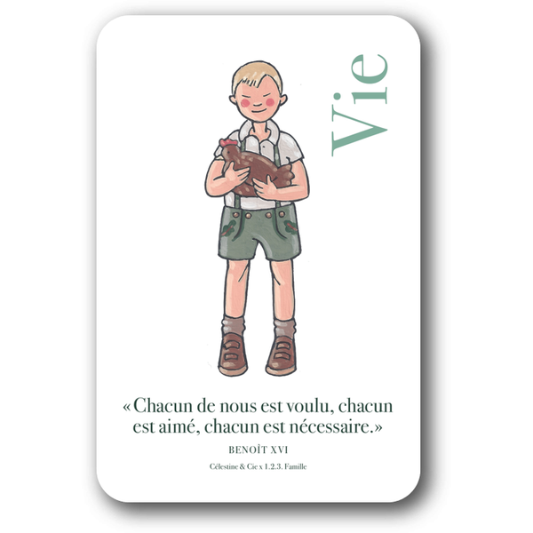 Carte postale - Vie - Célestine & cie x 1.2.3. Famille