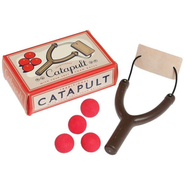 Catapulte et 4 boules en mousse