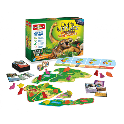 Défis nature : le grand jeu - Dinosaures - Bioviva