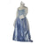 Déguisement marquise satin bleu 6-8 ans