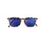 Lunettes de soleil - Adolescents et Adultes - Forme E - Couleur Blue Tortoise Mirror