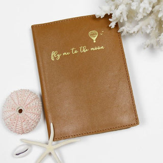 Etui pour passeport cuir - Caramel - Barnabé aime le café