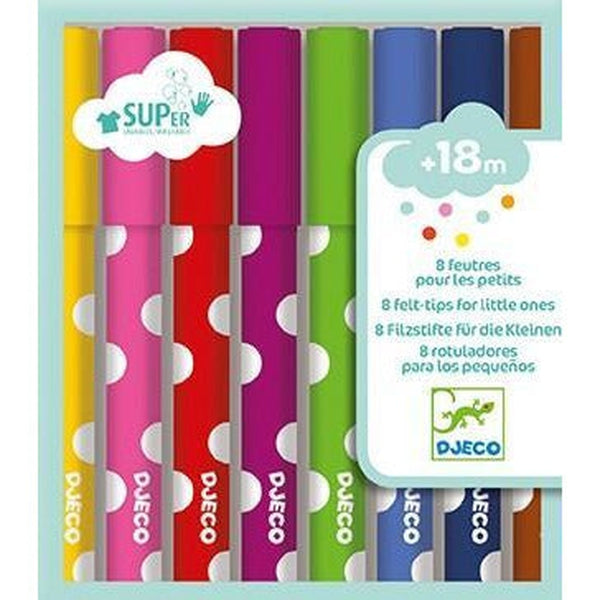 Feutres pour les petits - x8 - Djeco