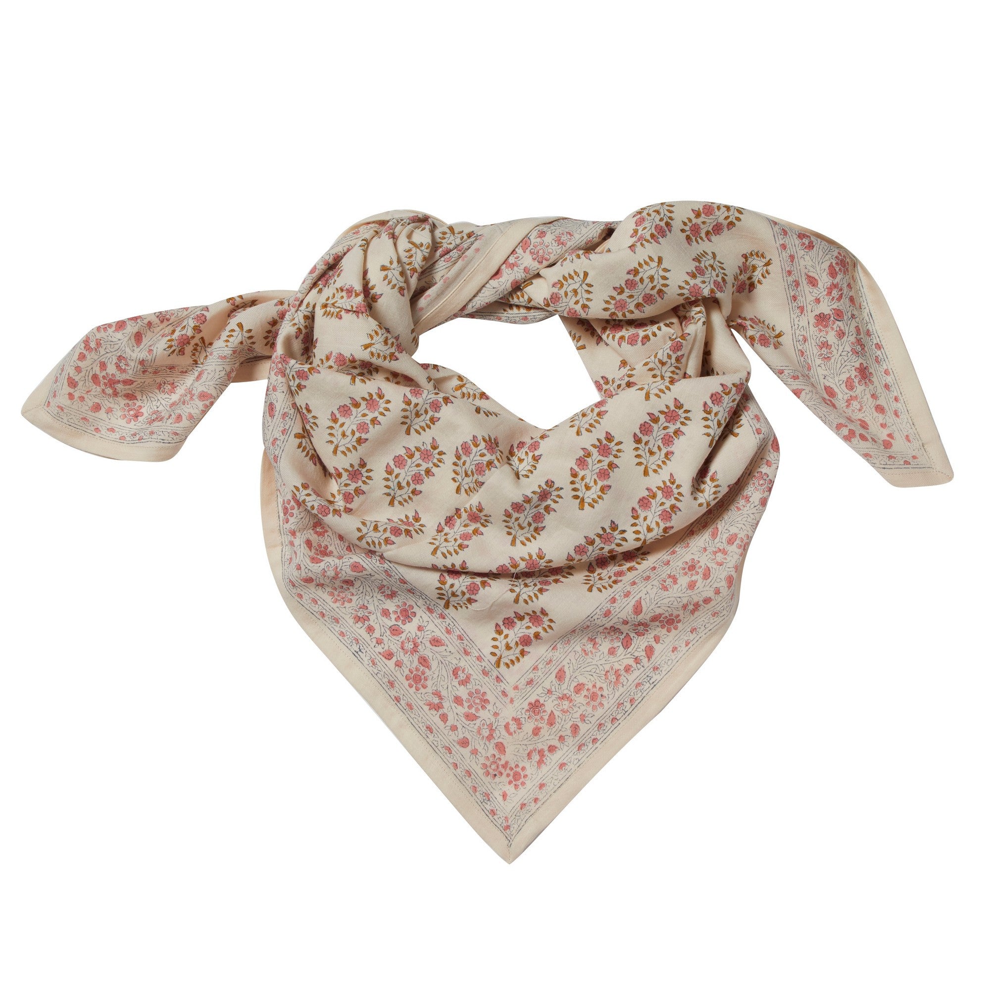 Grand foulard - Primrose rosée - Bonheur du Jour