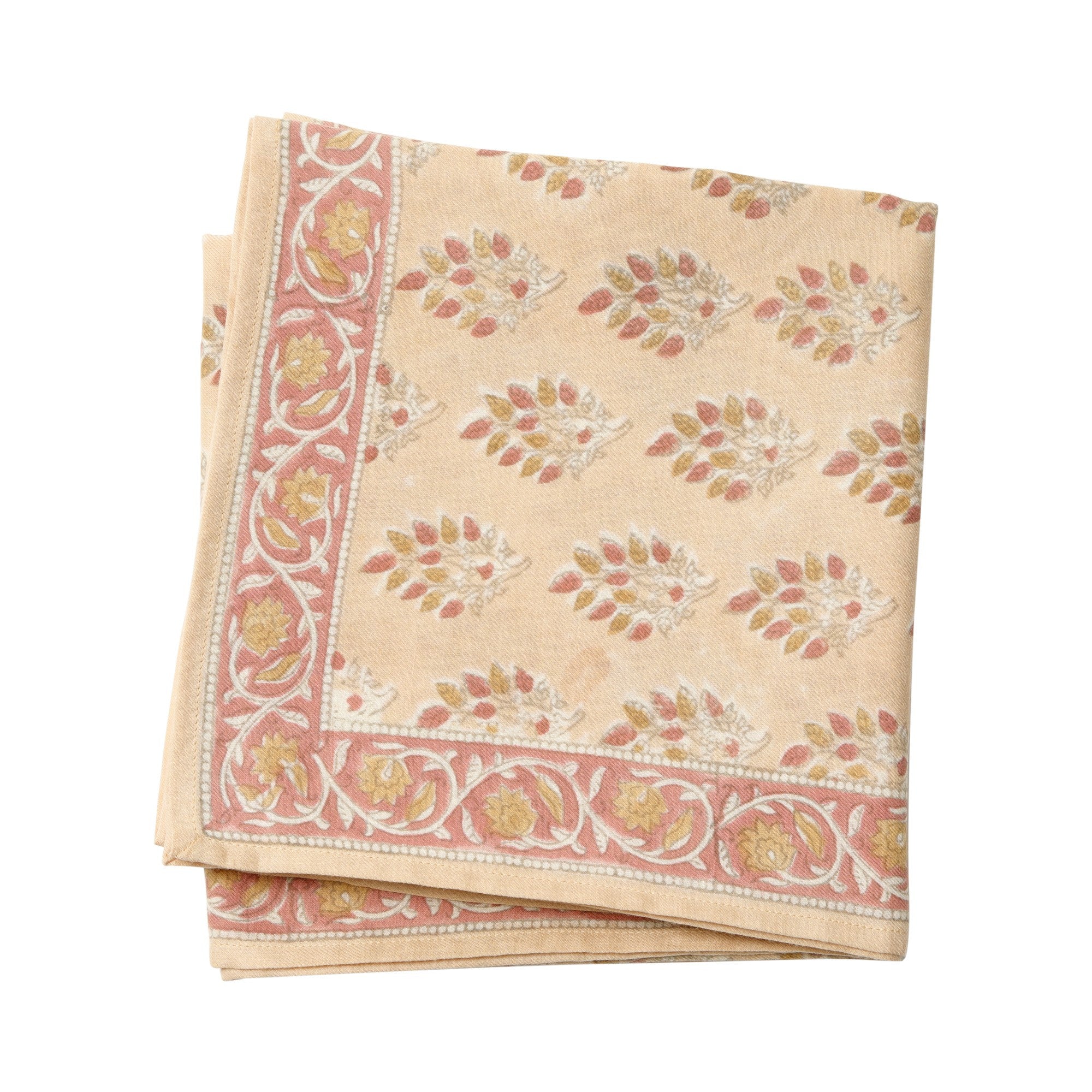 Grand foulard imprimé - Pondichery nude - Bonheur du Jour