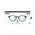 Lunettes pour écran - Adolescent - Kaki Green - Forme #H - Izipizi