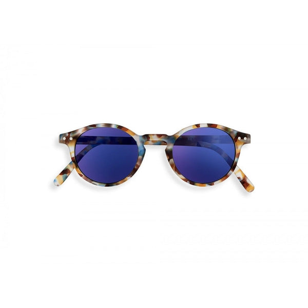 Lunettes Blue Tortoise Blue Mirror Lenses #H- Izipizi