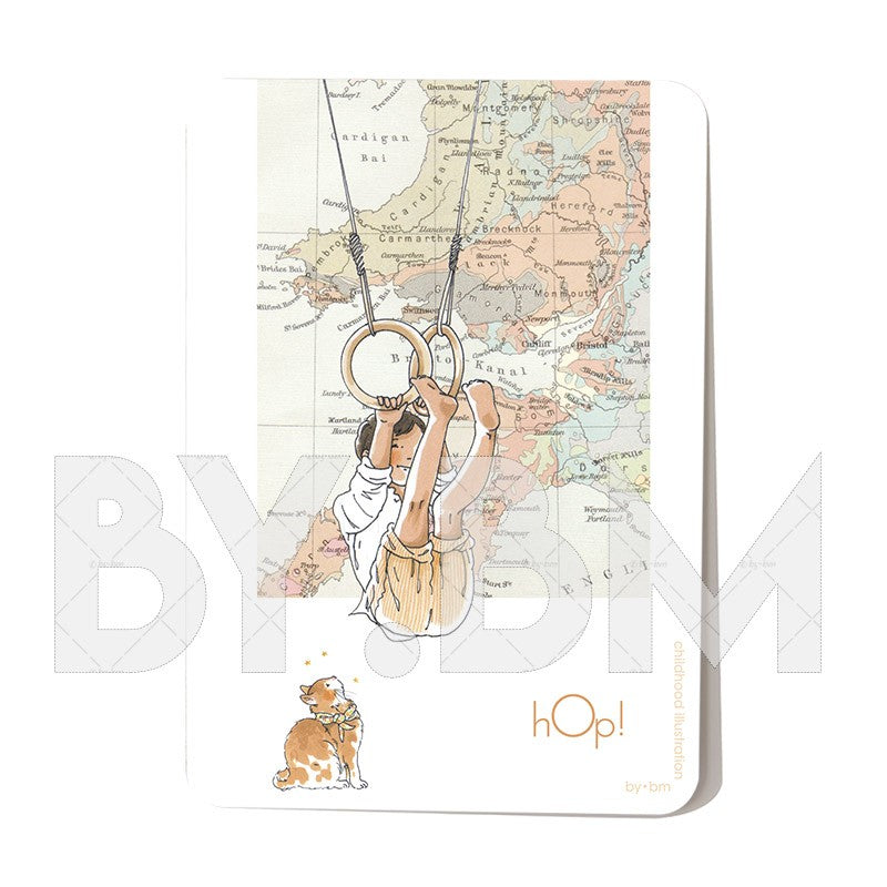 Carte postale - HOP - By BM