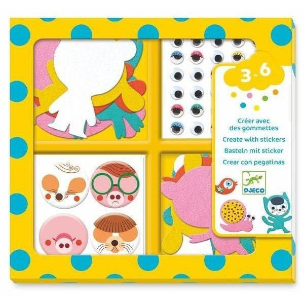 J'aime les Animaux - Stickers - Djeco