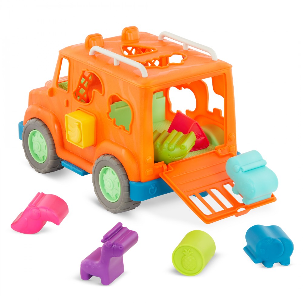 Jeep safari boîte à formes orange - B. Toys