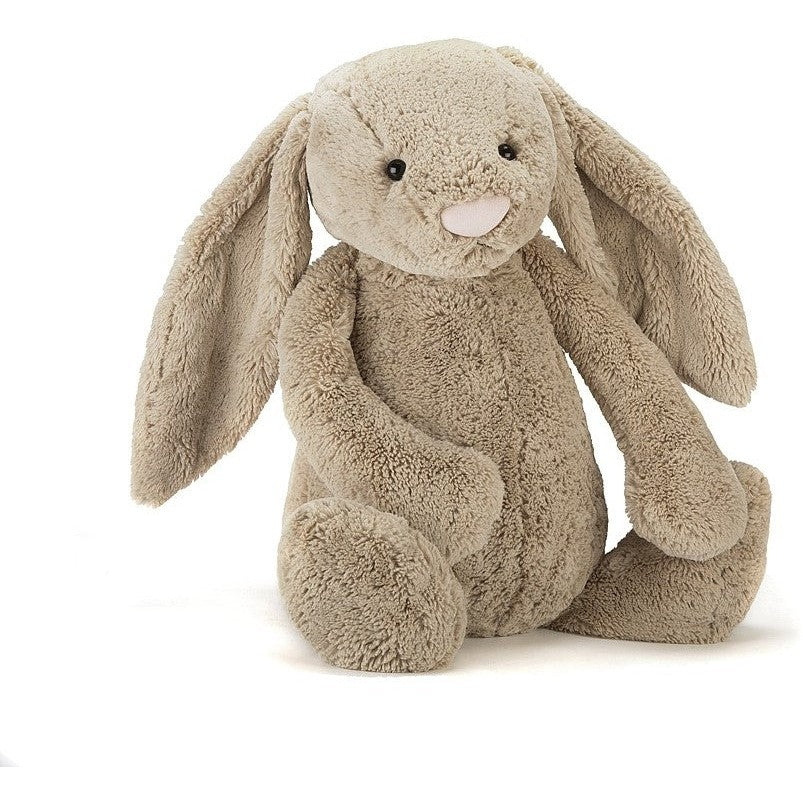 Peluche Grand Lapin Bashful Beige Jellycat 123 Famille