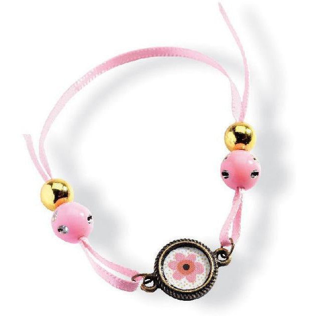 Kit collier et bracelet - Perles et fleurs - Djeco