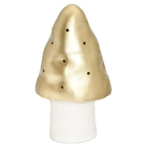Lampe champignon petit modèle - Dorée