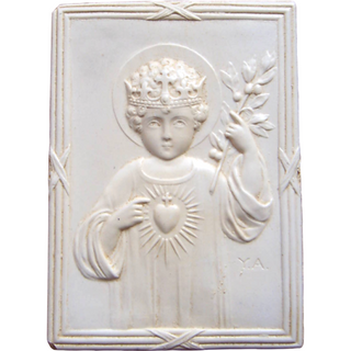 Médaillon Jésus roi d'amour - Villa d'Elba