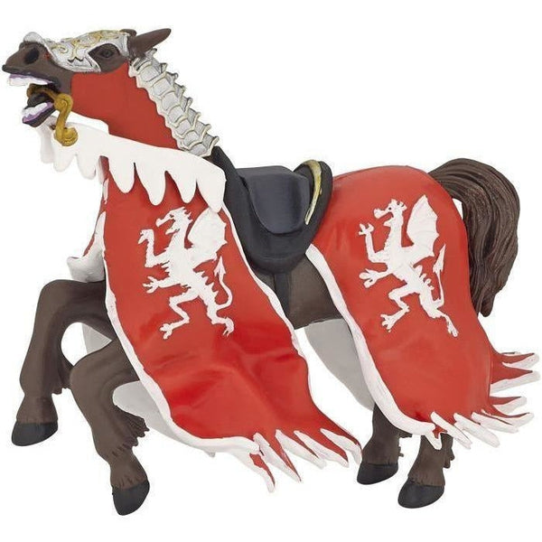 Cheval rouge au dragon - Papo