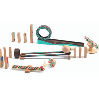 Parcours de billes - Zig & Go - 28 pièces - Djeco